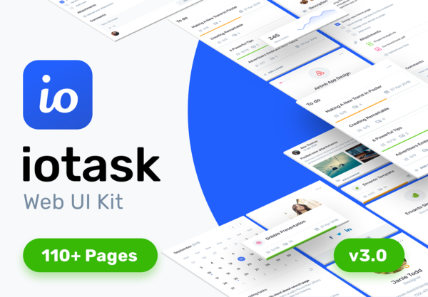 素材库下午茶：基于Bootstrap网格设计的简约网站模板下载[PSD]