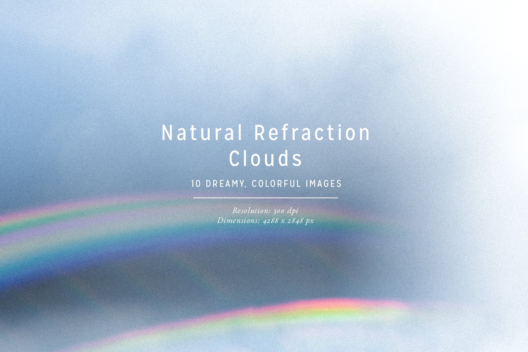 彩虹折射云彩高清照片素材 Natural Refraction: Clouds插图