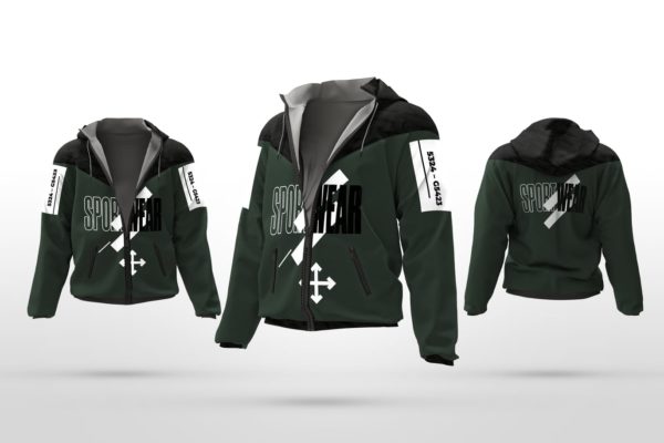 运动夹克外观设计图样机素材库精选 Sport Jacket Mockups
