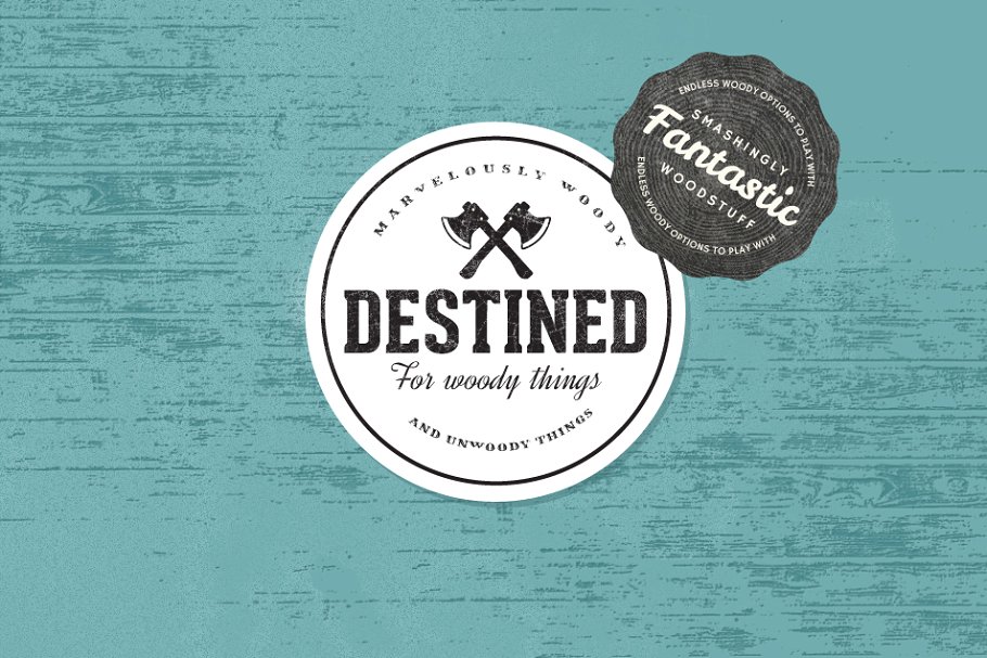 12款手绘木纹图案背景纹理 12 Woodgrain Textures插图(2)