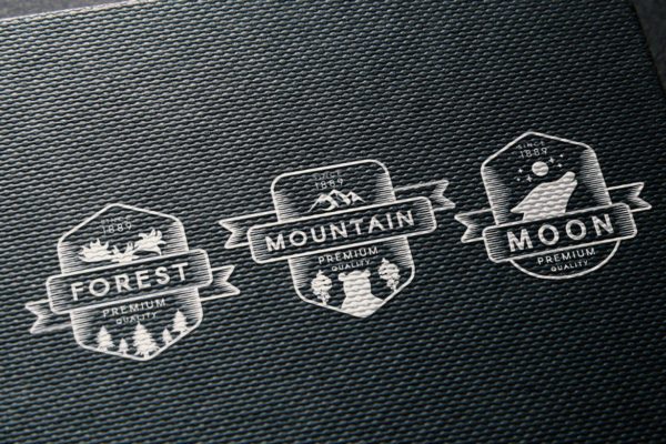 3款复古户外品牌徽章设计模板 3 Vintage Wild &amp; Free Badges