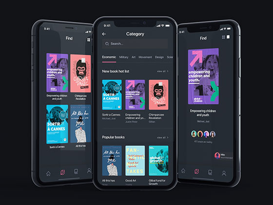 PostIt 阅读类应用界面素材之家精选sketch素材