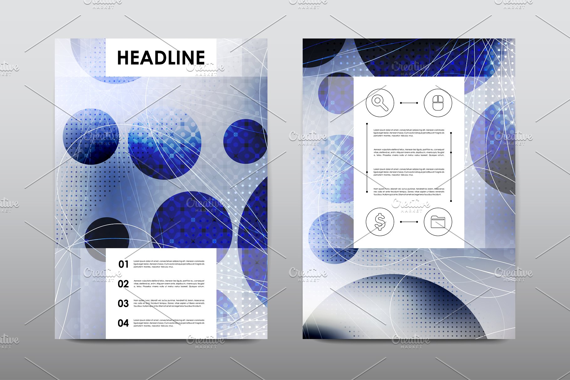 50+企业画册模板合集 50+ Business Brochures Bundle插图(20)