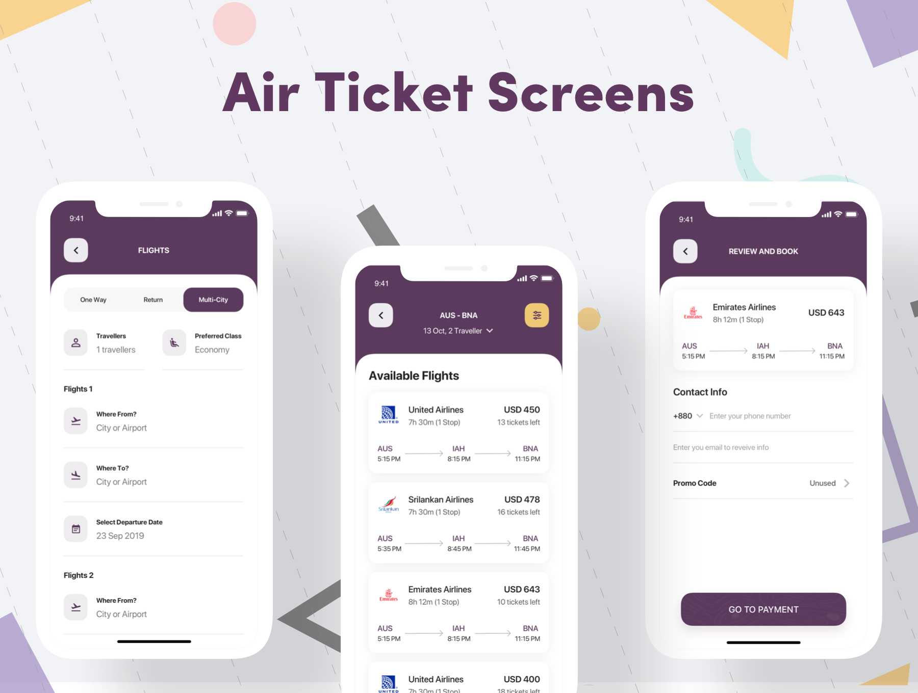 素材库下午茶：旅游旅行类App UI套件[XD,Fig,Sketch]插图(6)
