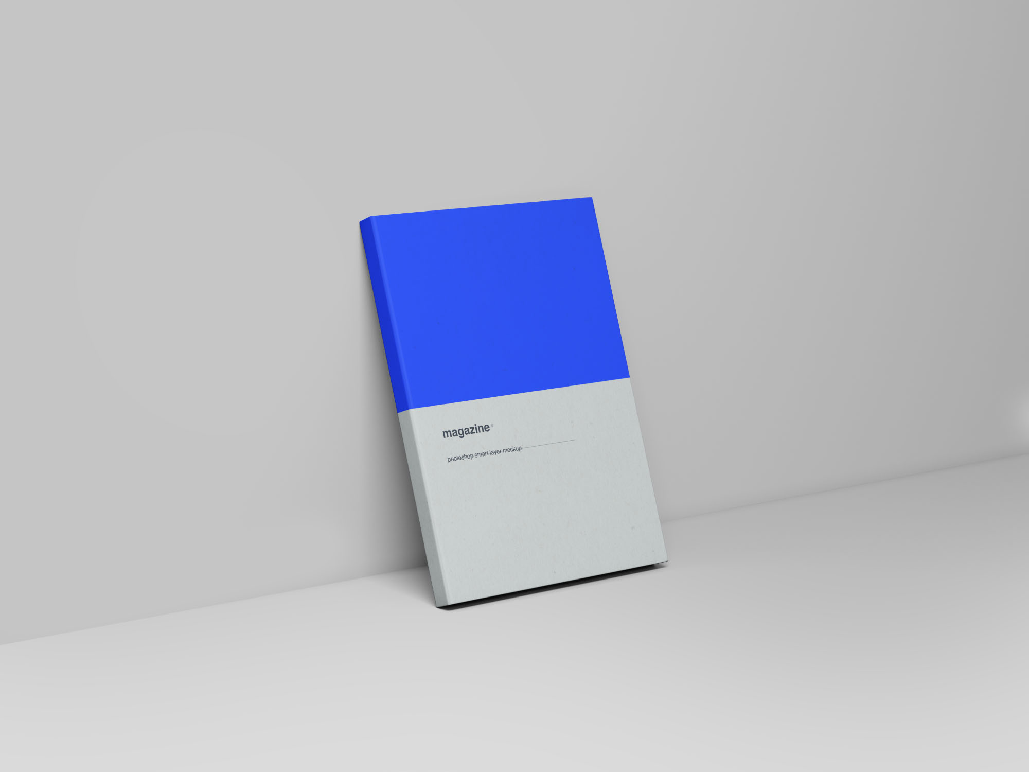 杂志封面设计立体效果图样机模板 Smart Magazine Cover Mockup插图