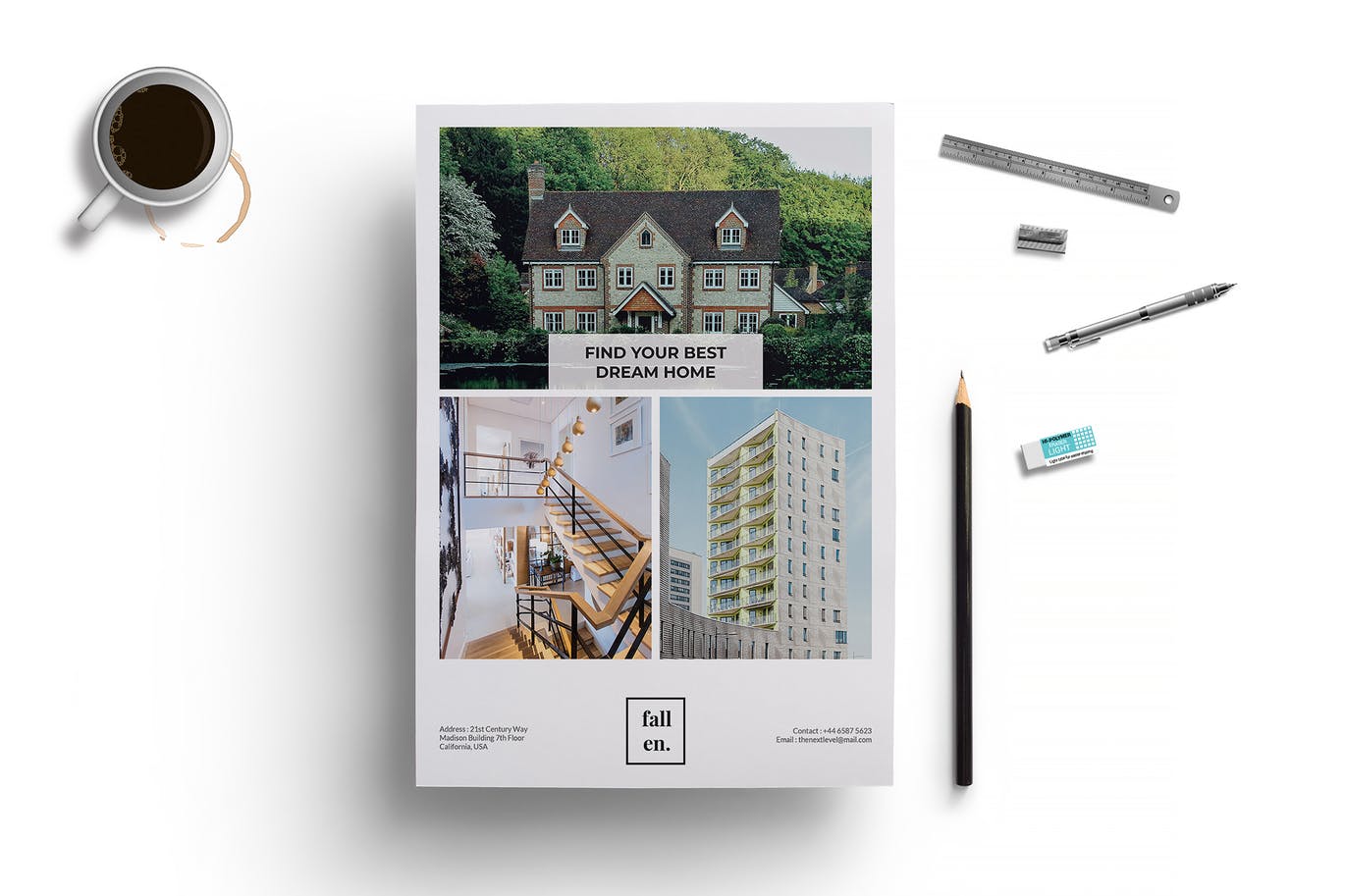 房产中介房产销售海报设计模板 Event Flyer插图(2)