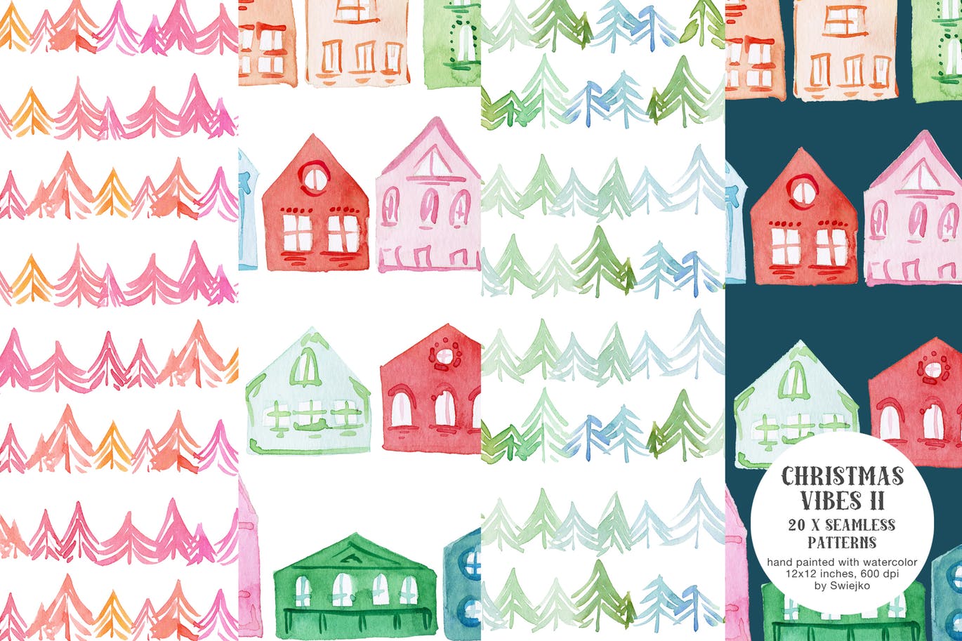 圣诞气氛装饰元素手绘图案高清JPG图片素材II Christmas Vibes II插图(5)