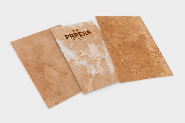 老旧复古纸张纹理背景套装v1 Old Papers Texture Backgrounds V01插图(2)