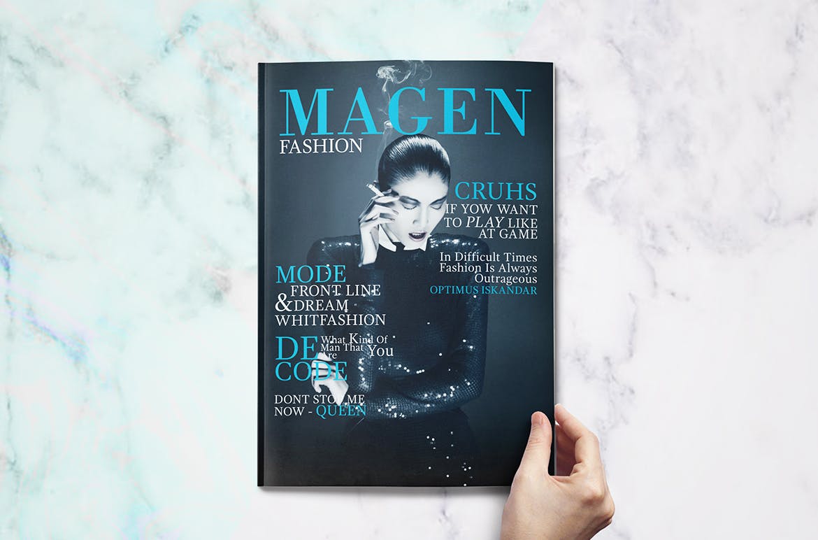 时尚行业主题杂志设计模板 Fashion Magazine插图(5)