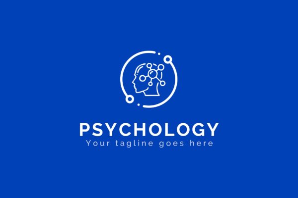 心理学/大脑研究主题高级Logo设计素材库精选模板 Psychology – Premium Logo Design