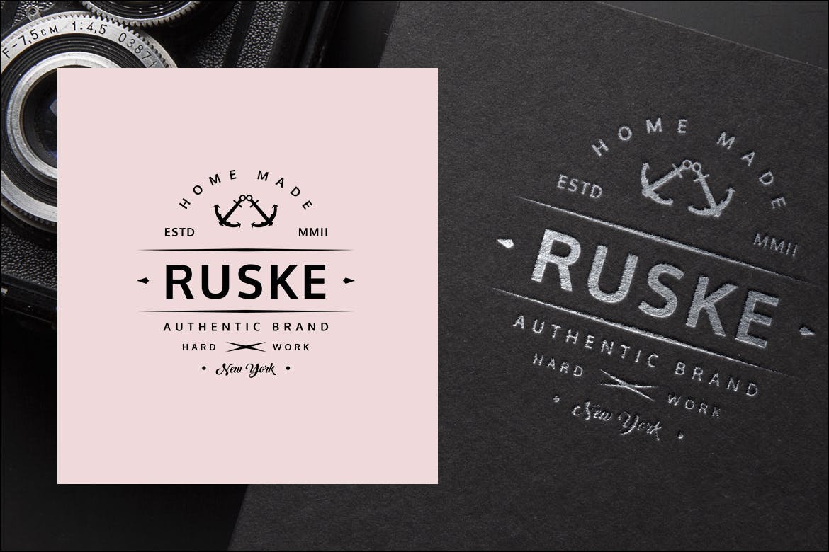 欧美复古设计风格品牌素材库精选LOGO商标模板v22 Vintage Logo & Badge Vol. 22插图(2)