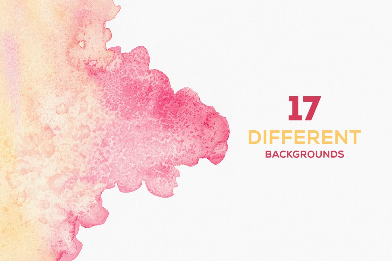 浅色水彩肌理纹理背景素材 Watercolor Backgrounds插图(2)