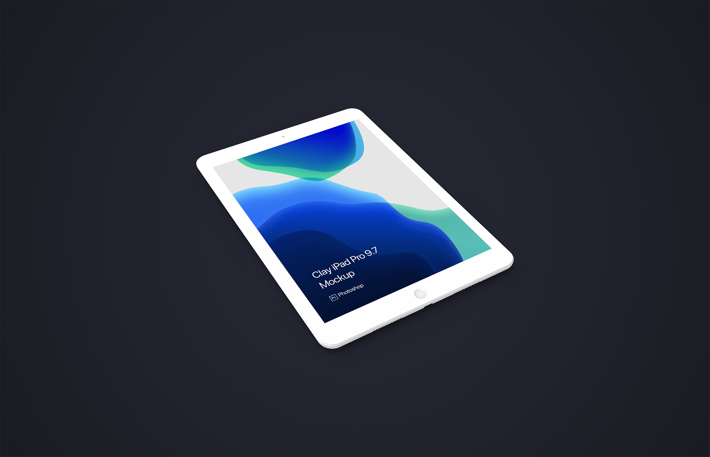黏土材质iPad平板电脑素材库精选样机模板 Clay iPad Mockup插图(10)