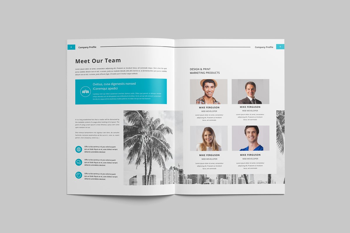 高端工作时尚生活宣传册杂志设计插图(4)