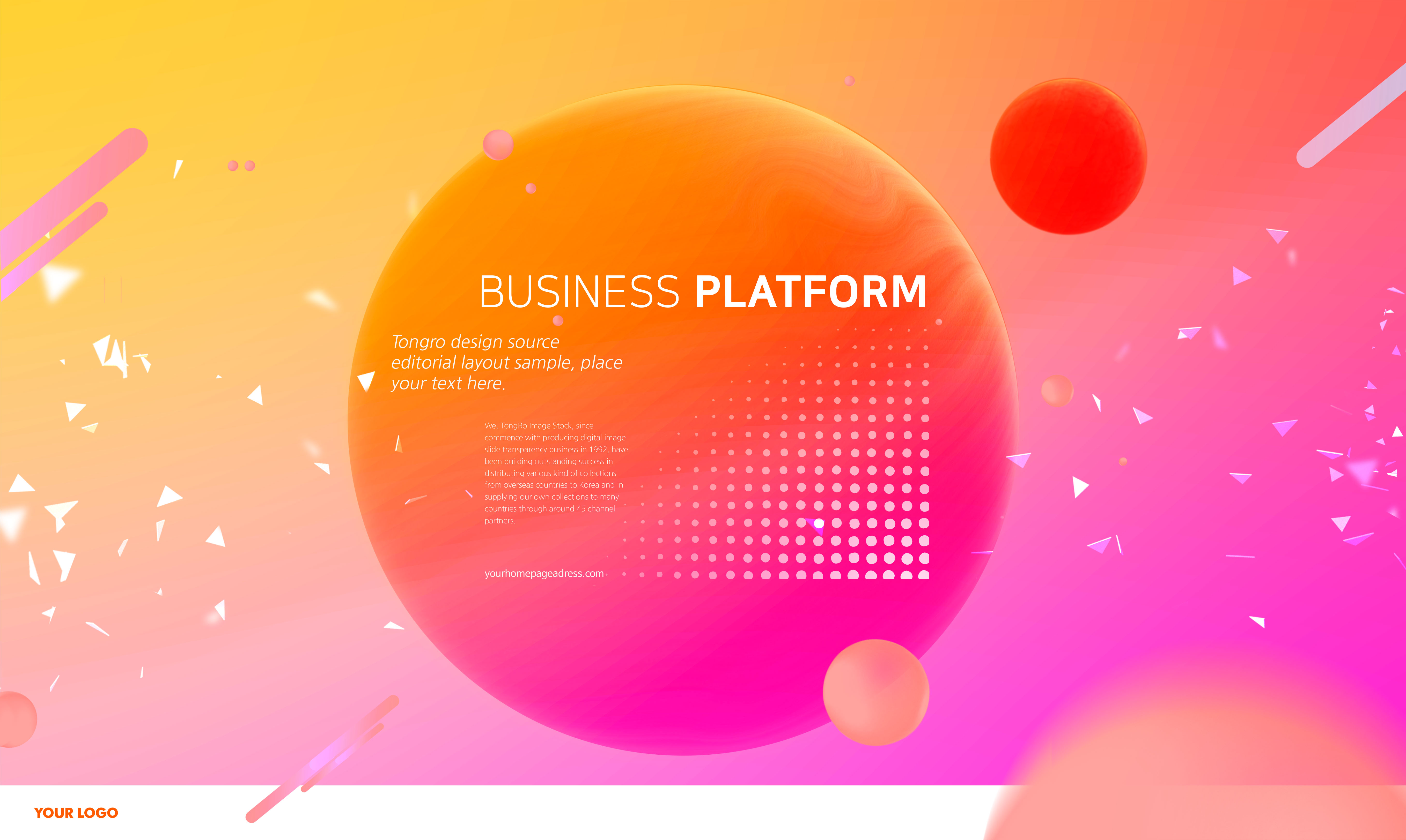 商业平台企业主题海报模板套装[PSD]插图(5)