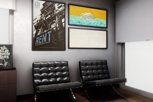 高级办公室场景画框样机模板 The Office MockUp