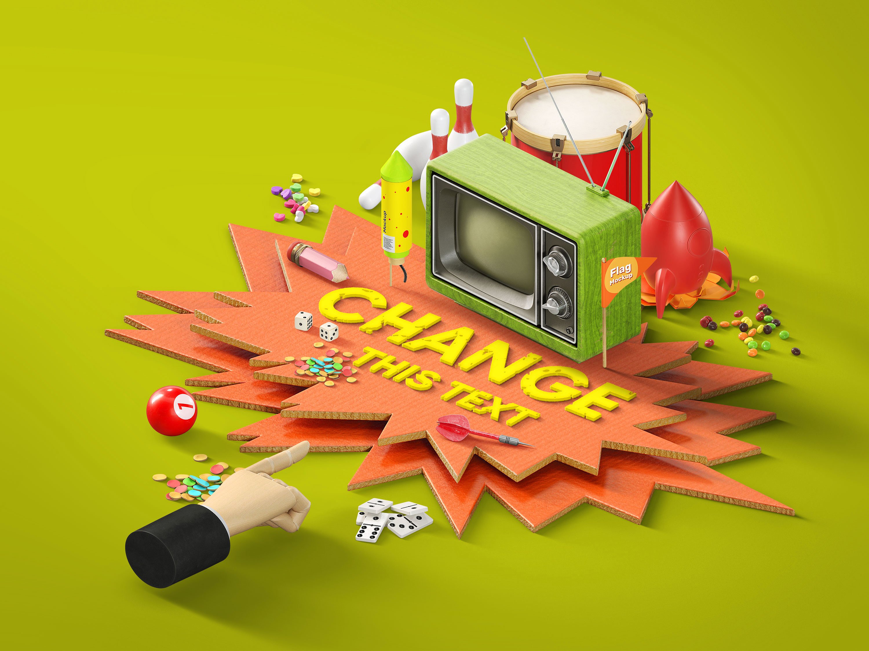 色彩引人注目的场景模板合集 WuHoo! Designer’s Toolkit [7.71GB]插图(14)