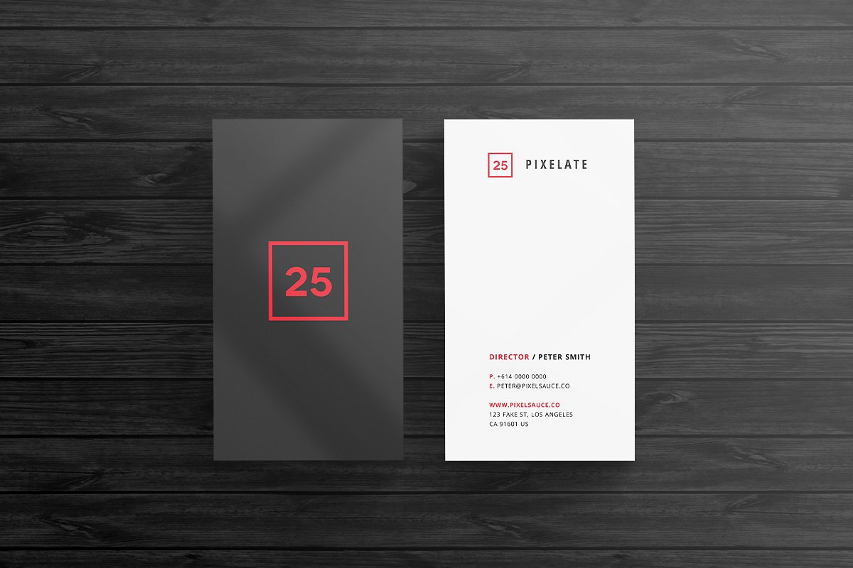 68个高端时尚简约的商务名片设计模板插图(13)