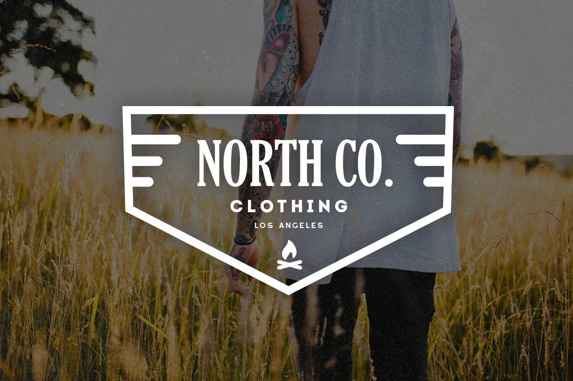 12款复古风格Logo＆徽章设计模板v02 12 Vintage Logos & Badges V2插图(10)