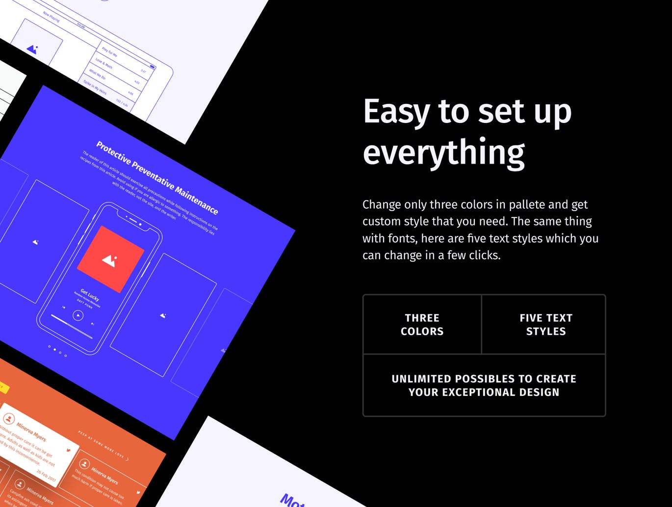 SKETCH&XD设计工具网站线框图模板素材 Method Wireframe Kit 2.3插图(5)