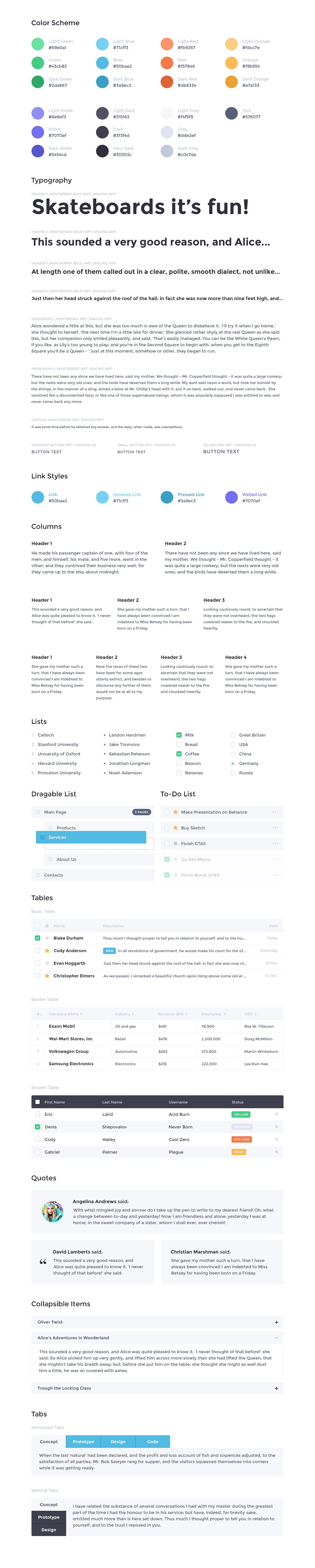 超级棒的一套网页设计套件 Boost UI Kit(设计元素&线框图)插图(1)