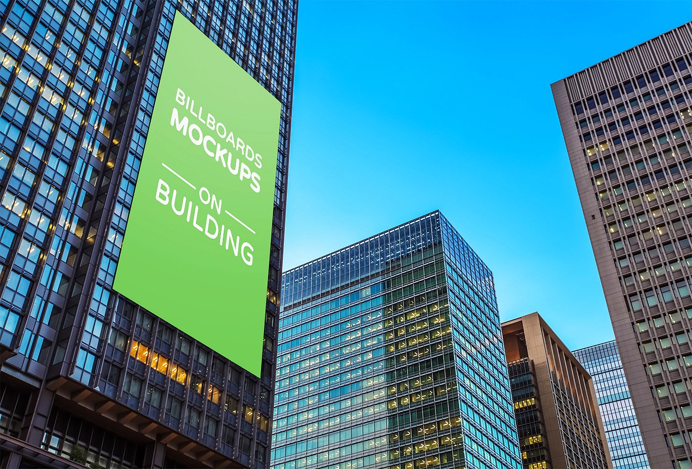建筑物的广告牌样机展示模型mockups插图(11)