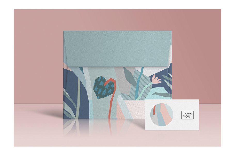 绿色带有花卉图型的图案包 IN GREEN graphic pack插图(10)