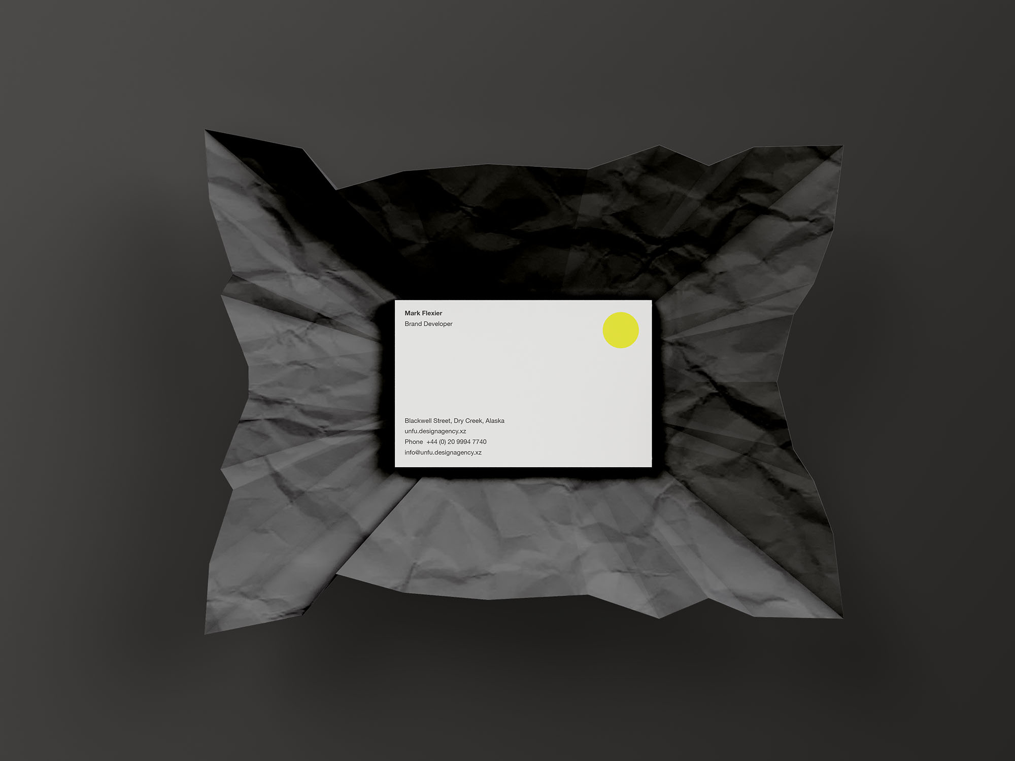 企业名片设计效果图预览样机模板 PSD Business Card Mockup插图