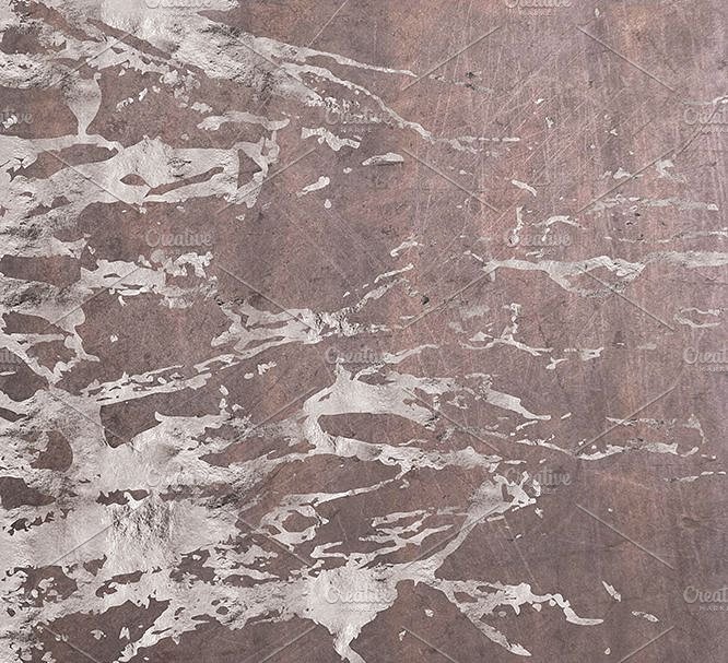 自然的玫瑰石英粉色调大理石纹理 Rose & Heather Silvered Graphics插图(2)