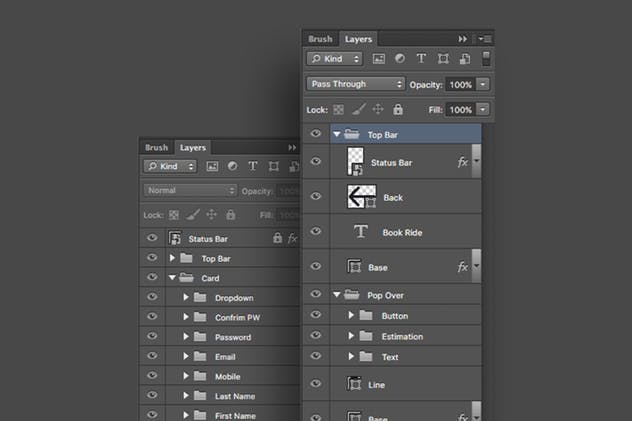 类滴滴出行出租车网约车APP应用UI套件 My Ride – Taxi App Mobile UI Kit插图(3)