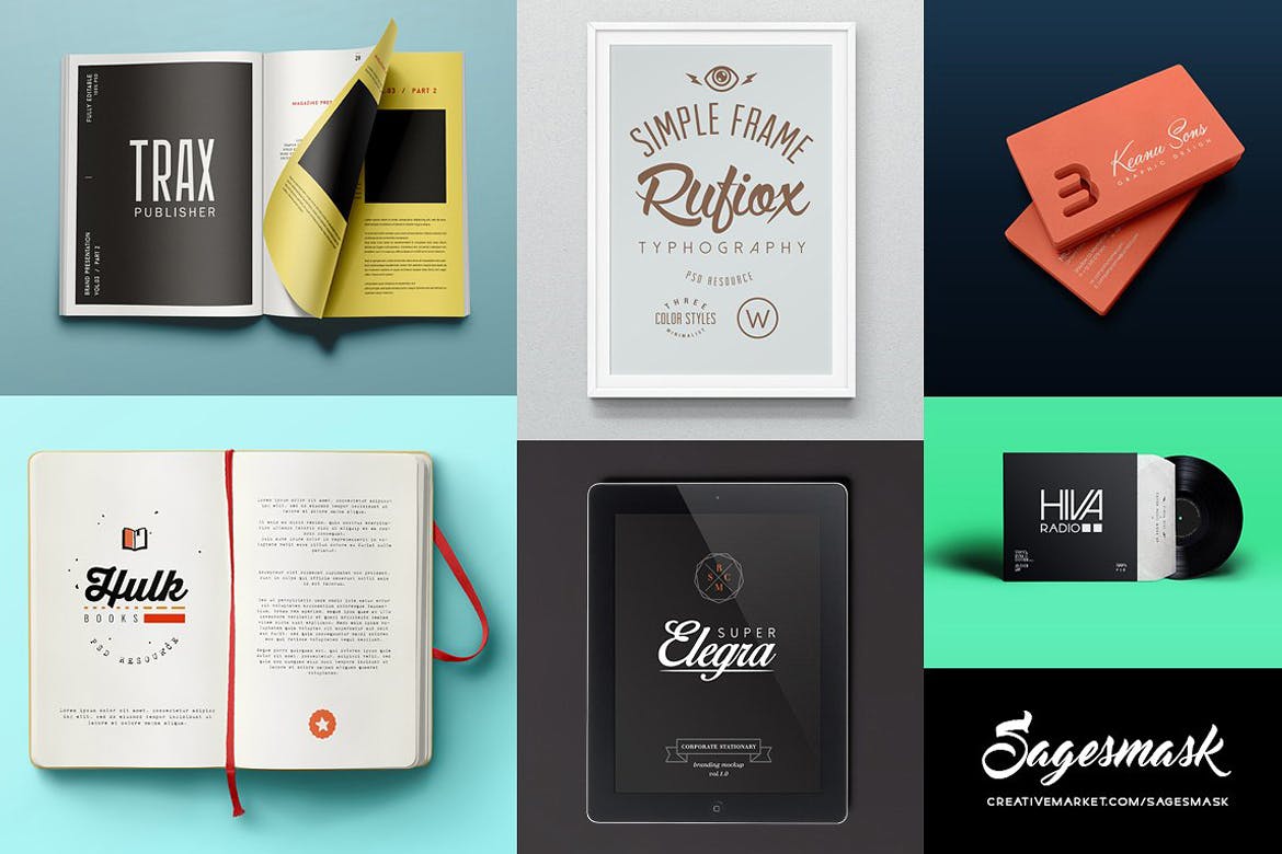 100个高端时尚多用途的logo标志设计模板大集合插图(11)