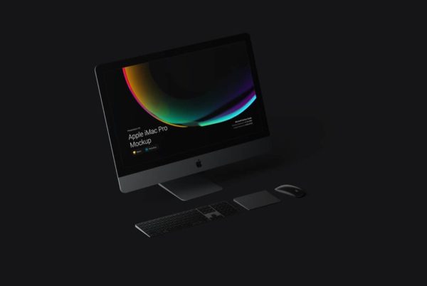 超级主流桌面&amp;移动设备样机系列：iMac &amp; iMac Pro系列一体机样机 [兼容PS,Sketch;共4.79GB]