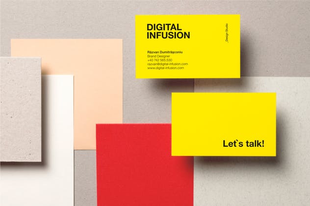 极简主义企业名片样机模板v1 Business Cards Mockup | VOL.1插图(6)