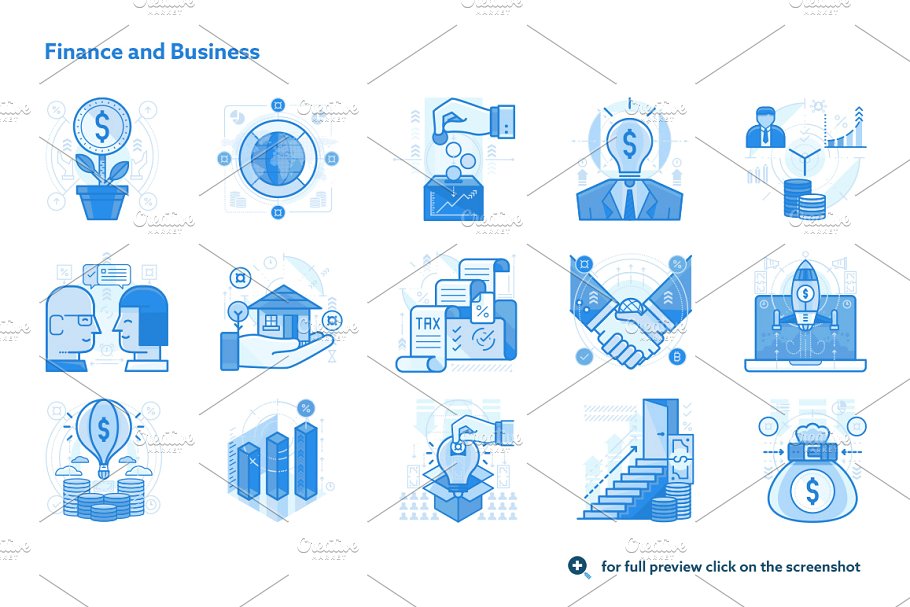 300个UI&UX适用的插画素材包 300 UI UX Illustrations插图(8)