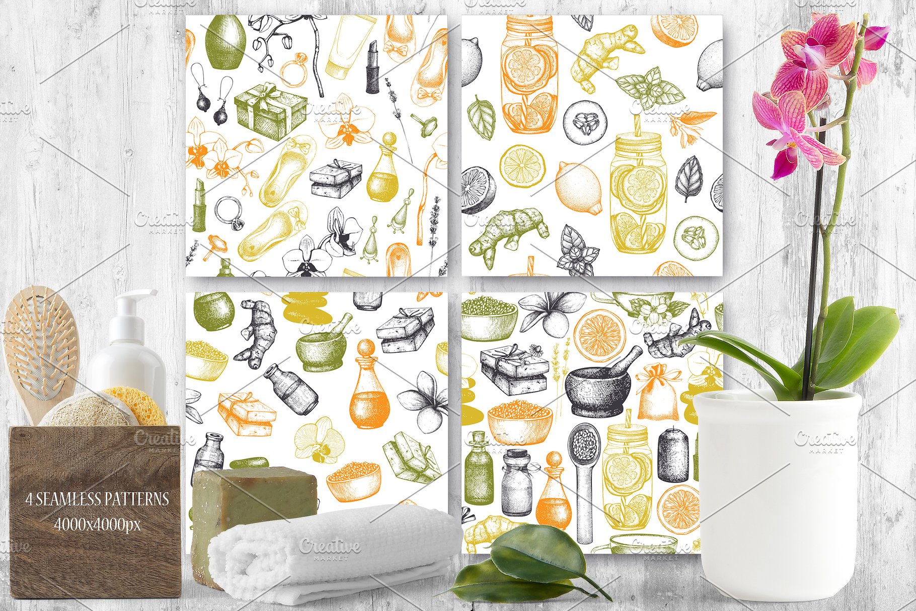 西方美容美妆设计素材 Beauty & SPA Designs Collection插图(7)