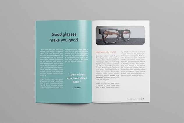 多用途杂志/画册/企业内宣INDD设计模板 Rounded Magazine插图(3)