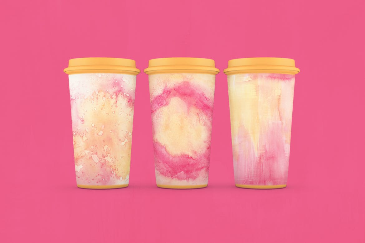 浅色水彩肌理纹理背景素材 Watercolor Backgrounds插图(6)