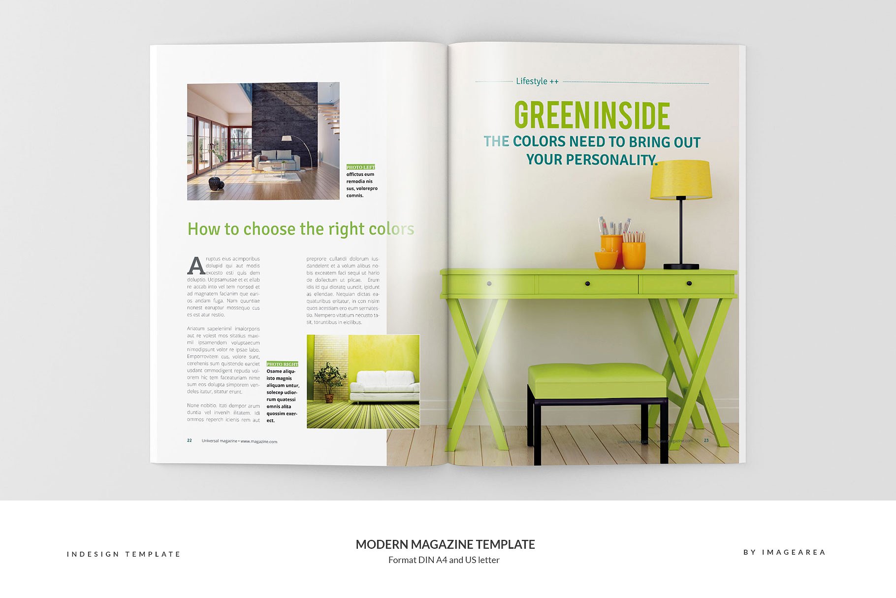 现代摩登城市宣传杂志画册模板 Modern Magazine Template插图(12)