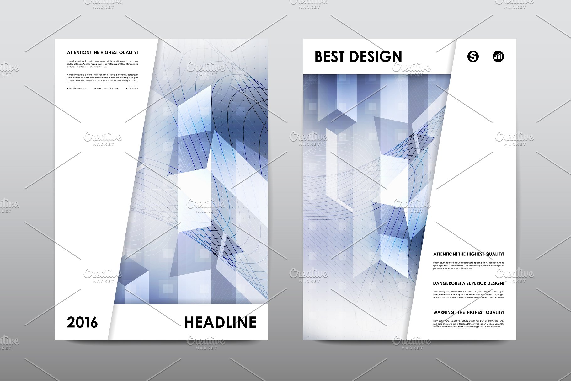 50+企业商业主题宣传小册子模板合集 50+ Business Brochures Bundle插图(19)