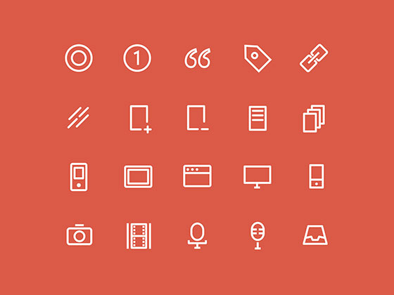 3px Icons Set素材之家精选sketch素材