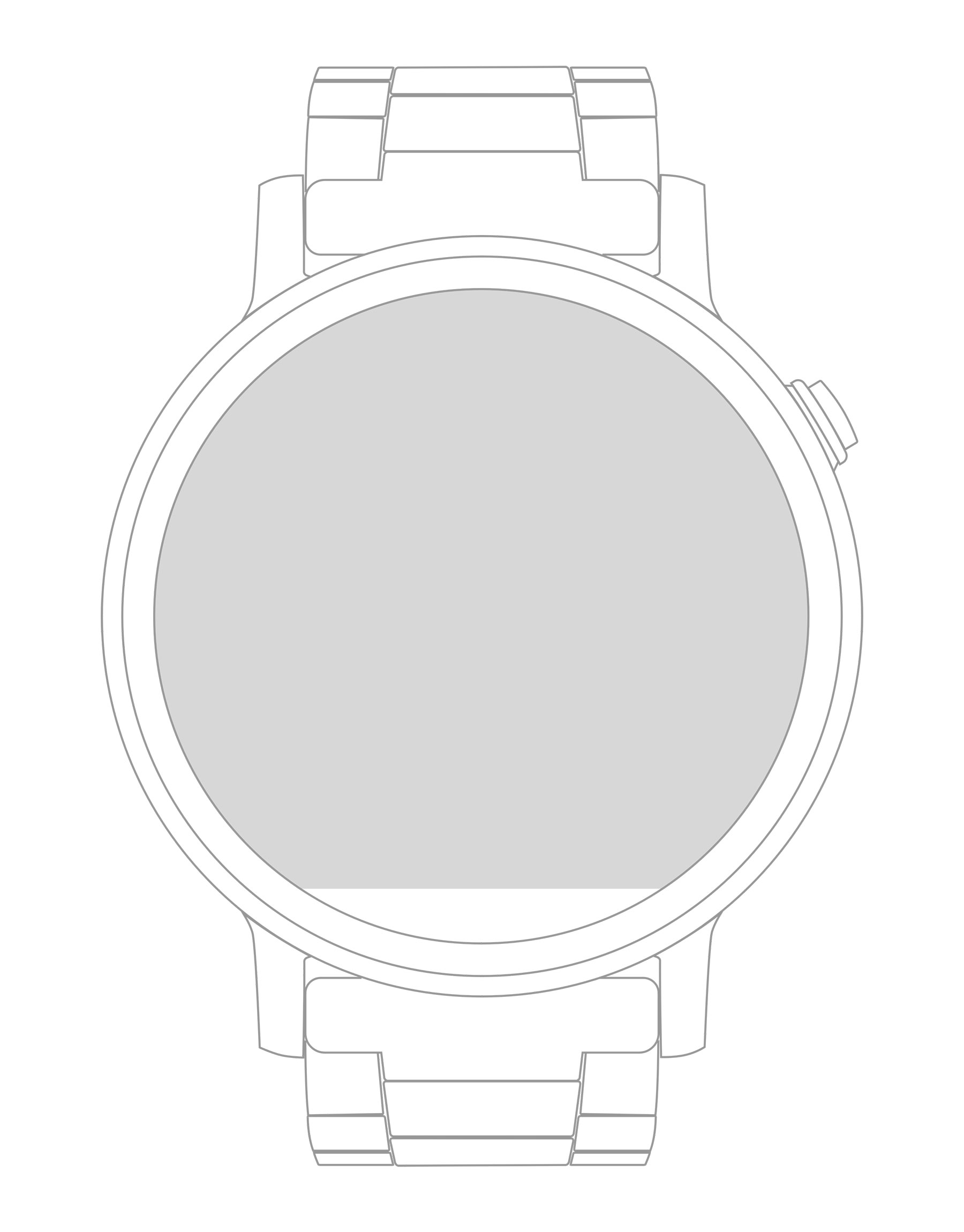 Moto 360 线框