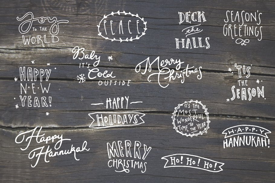 节日主题叠层背景素材 The Holiday Overlay Collection插图(1)