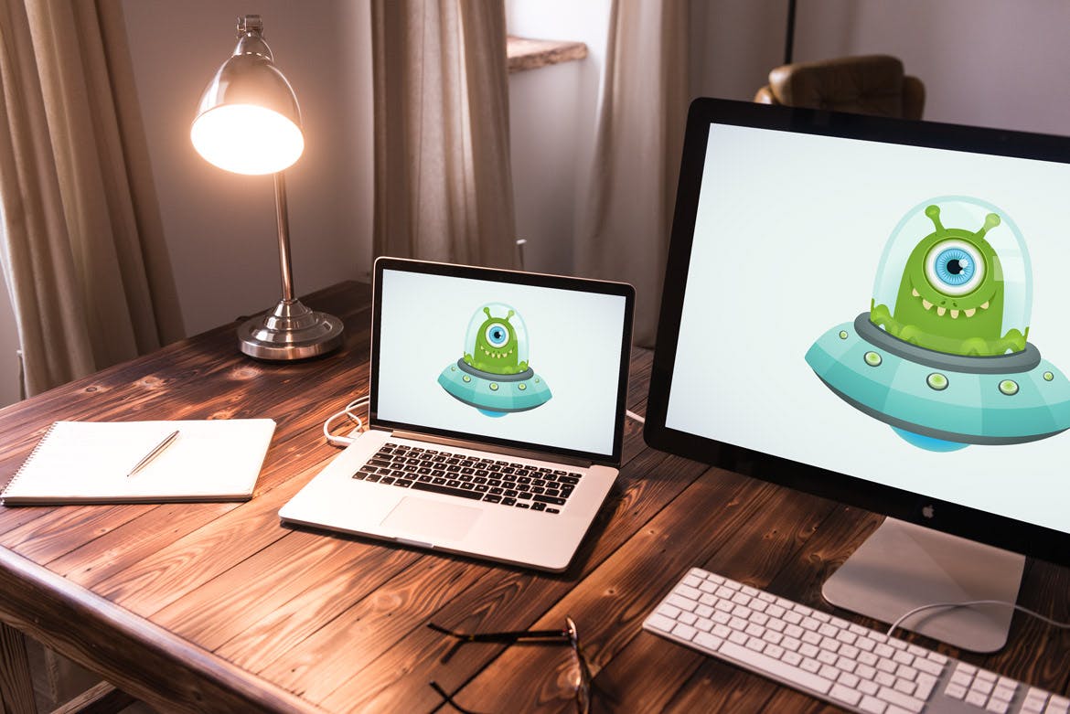 响应式网页设计作品演示素材库精选样机模板合集 Responsive Devices Mockup Set插图(8)