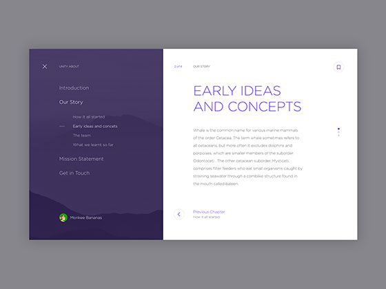 About Page素材之家精选sketch素材