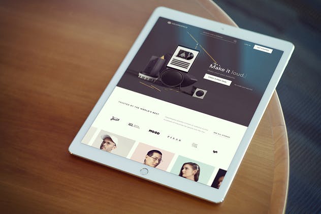 平板电脑iPad Pro样机v4 iPad Pro Mockups v4插图(6)