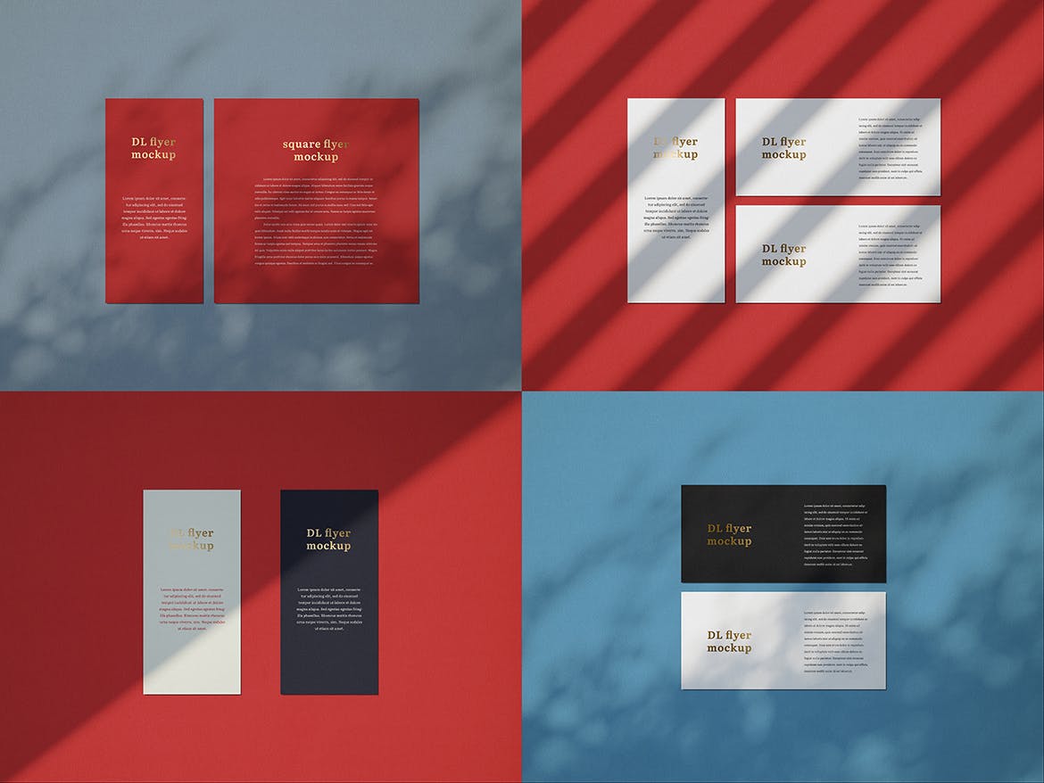 品牌VI设计系统办公用品印刷品套件样机 Stationary Mockup — Set 1插图(3)