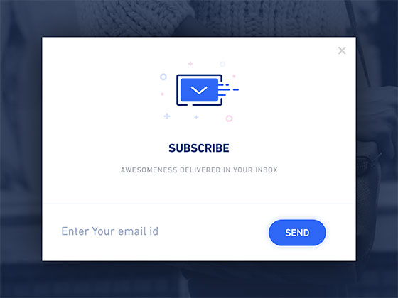 邮件订阅表单素材之家精选sketch素材