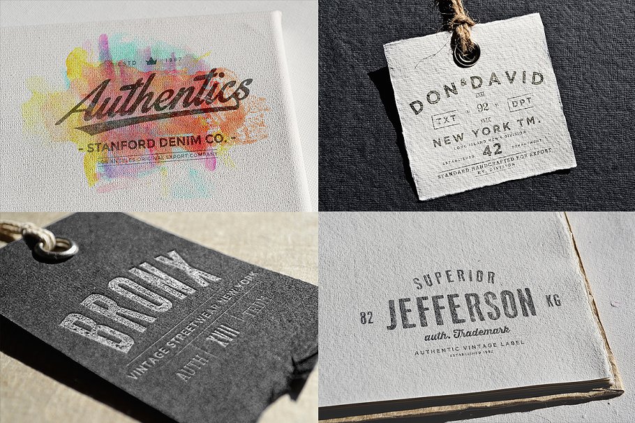 工艺品品牌Logo样机模板 Logo Mock-ups Vol.3插图(3)