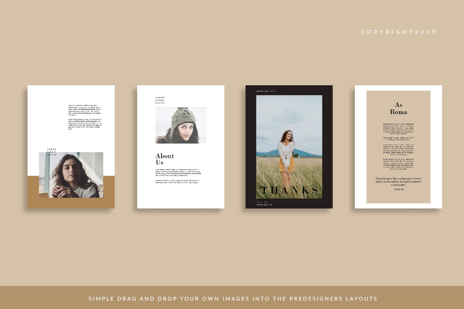 现代商业素材库精选杂志/企业素材库精选杂志版式设计模板 As Roma Business Magazine Template – LS插图(5)