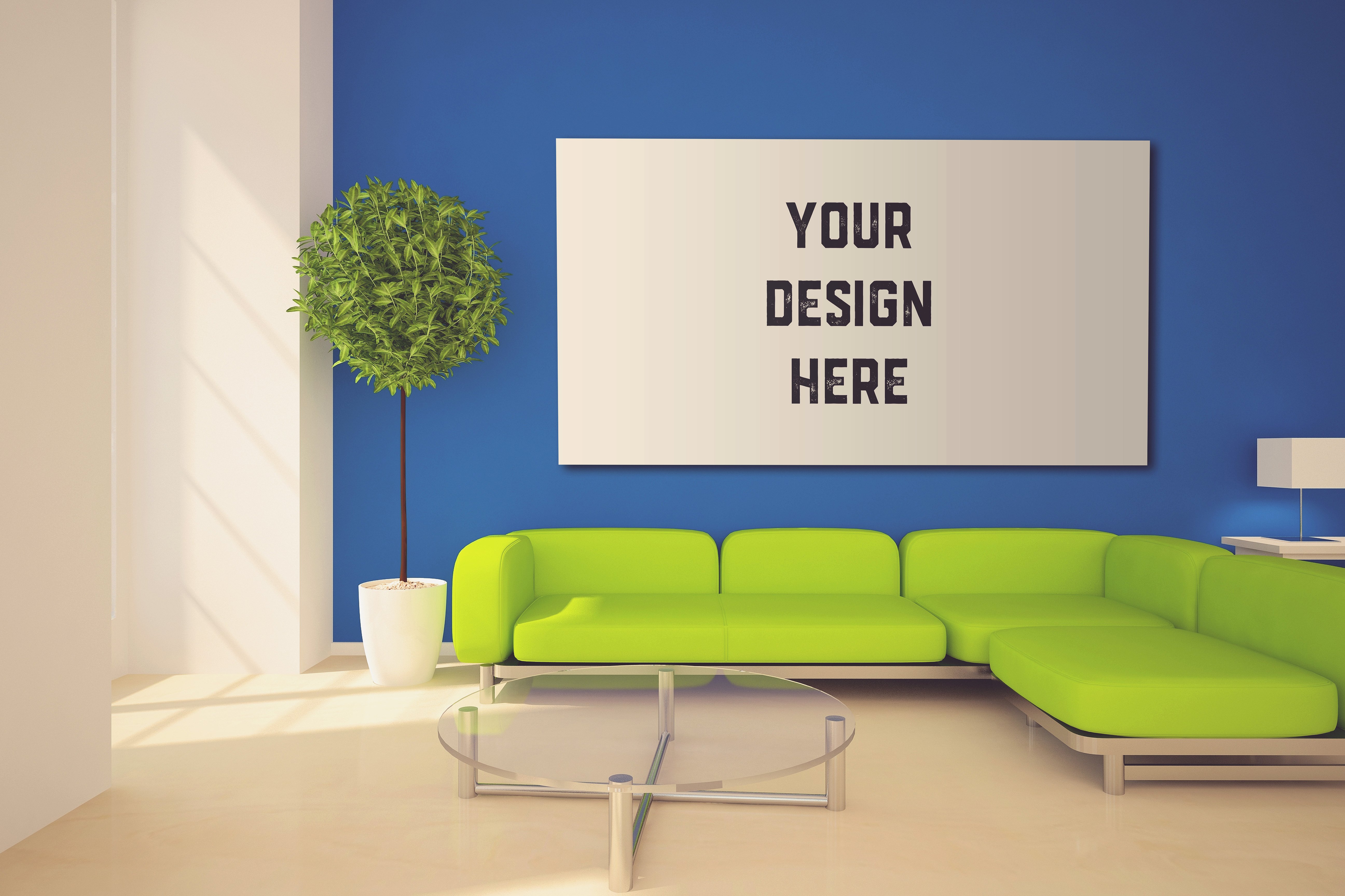 易编辑的墙上画框MOCKUPS模型包插图(7)